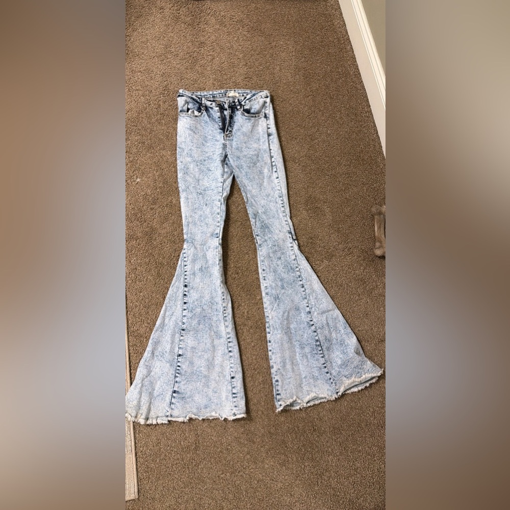 Altar'd State Light Blue Flare Jeans